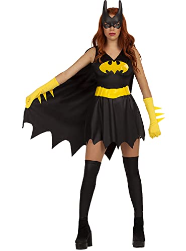 Funidelia |  Disfraz de Batgirl Mujer ▶ Barbara Gordon, Superhéroes, DC Comics - Disfraz Adulto y Accesorios Divertidos para Fiestas, Carnavales y Halloween - Talla M - Morado