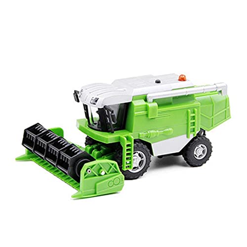 Kit de juguetes para automóviles Heavy Duty Metal 1:32 Simulación de aleación Diecast Máquina agrícola Modelo de juguete para niños Regalo Maravilloso regalo (Color : Green)